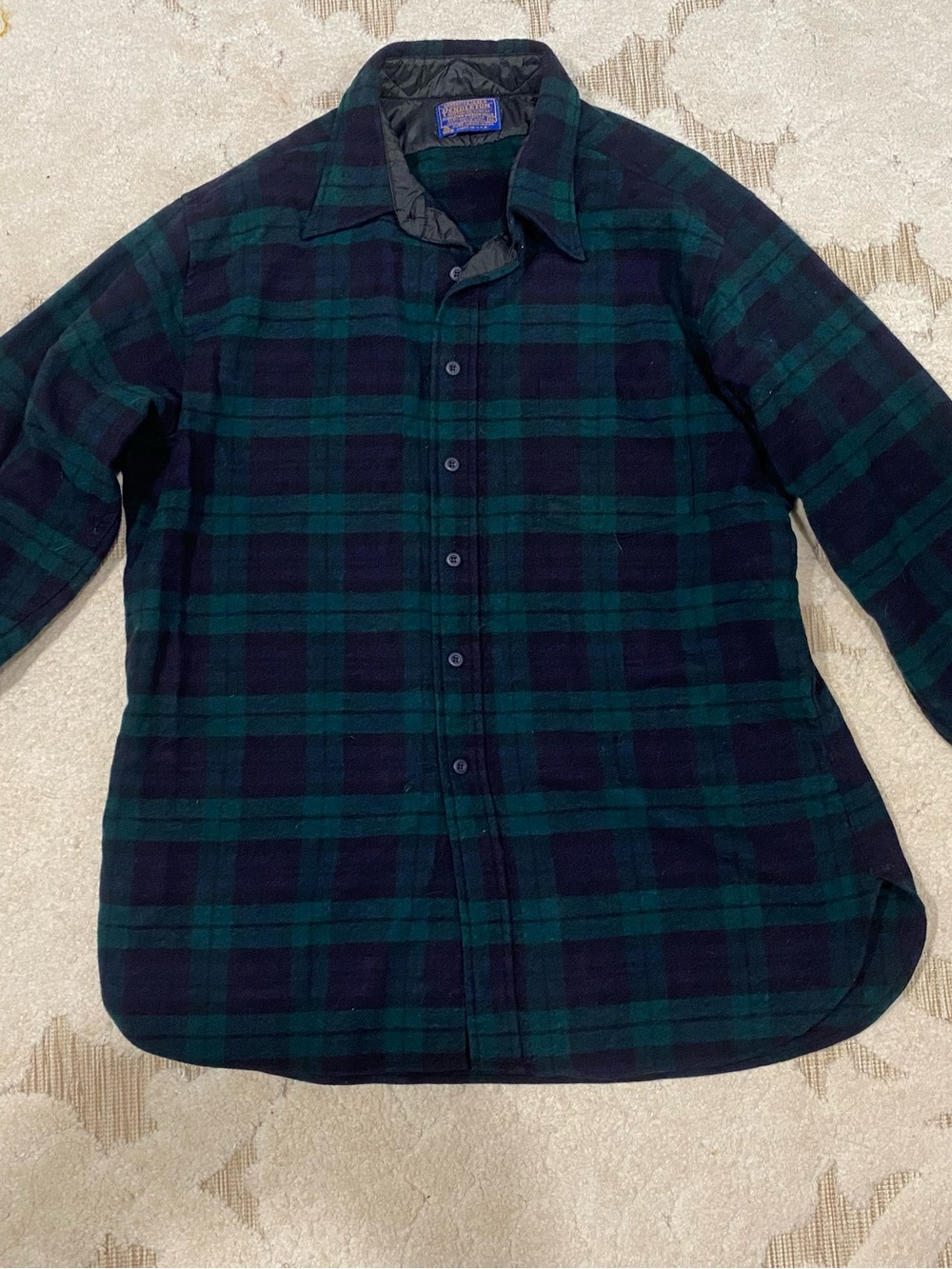 Vintage Pendleton wool tartan shirt XL